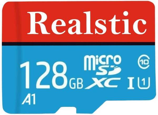 Realstic 128 GB MicroSD Card Class 10 130 MB/s Memory Card