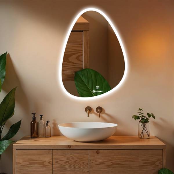 LUPPRA Decorative LED Wall Mirror with touch sensor for Bathroom Living Rooms Corridor Bathroom Mirror