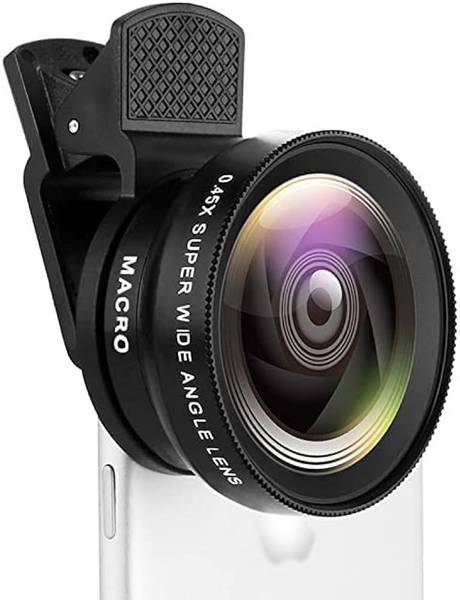 Mobcam Macro 2 in 1 Mobile Lens Kit Macro 0.45 Wide Angle and 15X Lens Mobile Phone Lens
