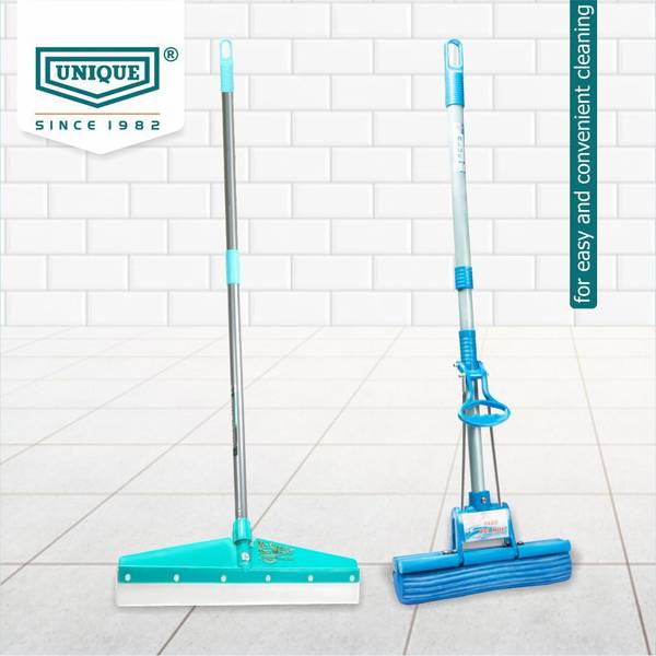 UNIQUE PVA mop sponge mop stick Telescopic rod & Mr.clean wiper home floor cleaning mop Mop Set