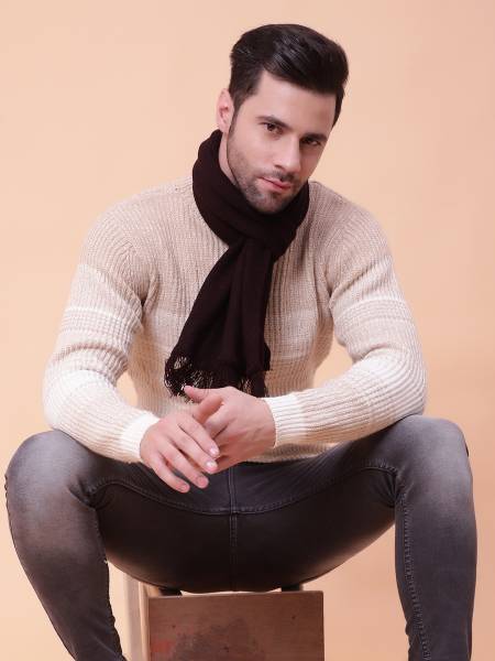 vesture Self Design, Solid, Woven Men Muffler