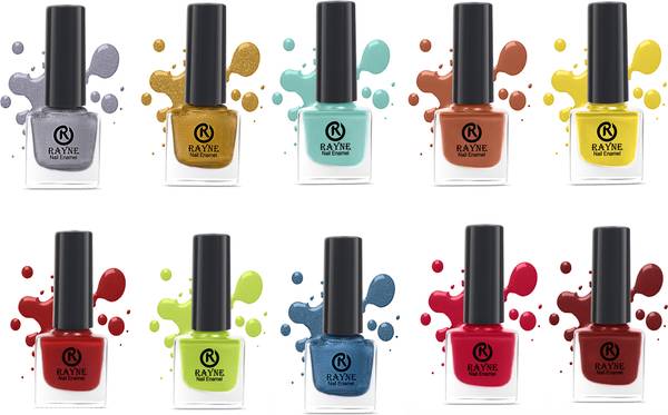 Rayne Pastel Matte Nail Polish Combo Multicolor