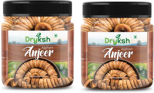 Dryksh Premium Afghani Anjeer 250g Pack of 2 | Dried Figs | Anjir | Healthy Figs
