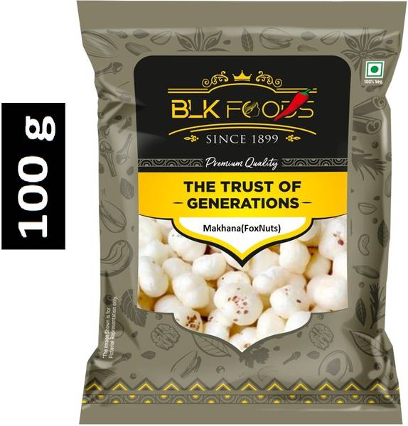 BLK FOODS Daily Makhana (Foxnuts) 100g Fox Nut