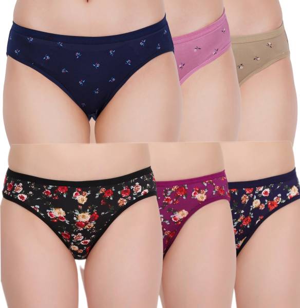 Clovin Women Hipster Multicolor Panty