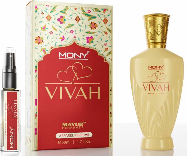 Mony Vivah Perfume Luxurious Long Lasting fragrance with Free Tester Perfume - 50 ml