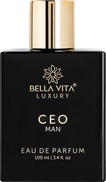 Bella vita organic CEO MAN perfume For Men|Long Lasting with notes of Tonka & Agarwood Perfume| Eau de Parfum - 100 ml