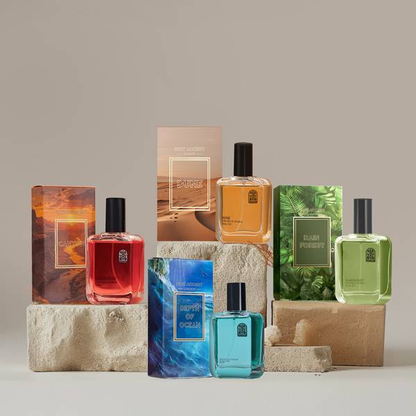BRIT ACCENT Combo Pack Of 4|Depth Of Ocean-Dune-Canyon-RainForest|Parfum|Long-Lasting| Eau de Toilette - 200 ml