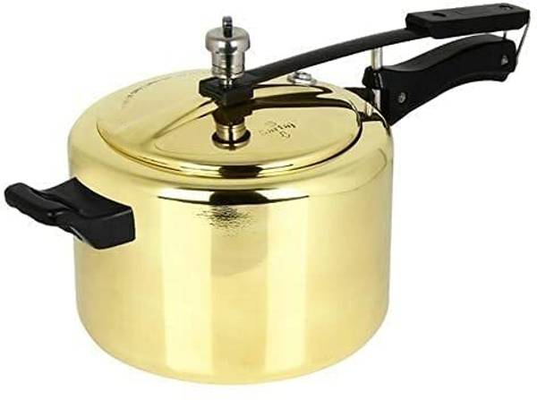 PNB Heavy Quality Pure Brass Inner Lid Cooker with Tin Coating 5 L