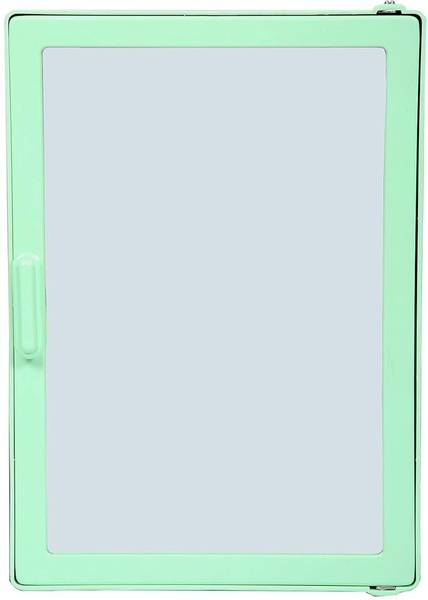 Zahab bathroom cabinet with mirror Plastic Wall Shelf