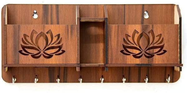 Shashank Designer Wooden key holderFor multipurpose Use In home and office Wood Key Holder