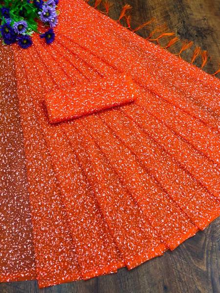 Embroidered Bollywood Net Saree