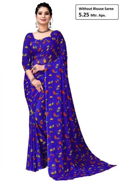 Printed Daily Wear Georgette Saree