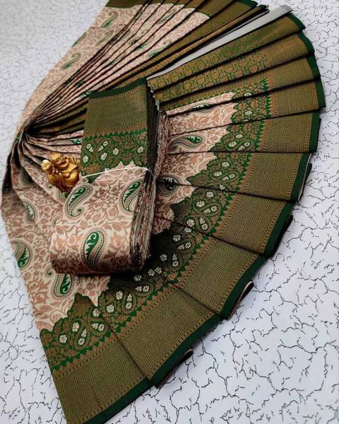 AVANTIKA FASHION Woven Kanjivaram Pure Silk, Art Silk Saree