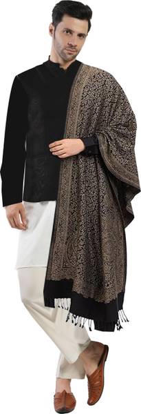 Ramnaya Wool Paisley Men Shawl