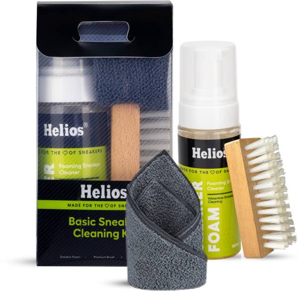 Helios Basic Sneaker Shoe Cleaning & Towel & Shoe Brush Cleaner