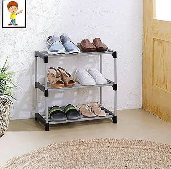 KAISER STORE Portable and light weight easy to carry and put any where. Plastic Shoe Rack
