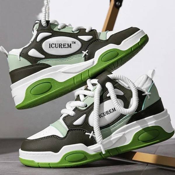 ICUREM New OGIY Green Sneakers Shoes For Men Sneakers For Men