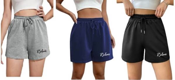 IKHLAS Printed Women Multicolor Regular Shorts