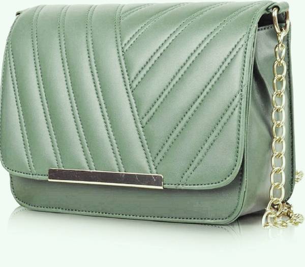 SAHAL Green Sling Bag Latest New Trendy Party Wear Sling Bag With Adujersable Stap Women And Girls