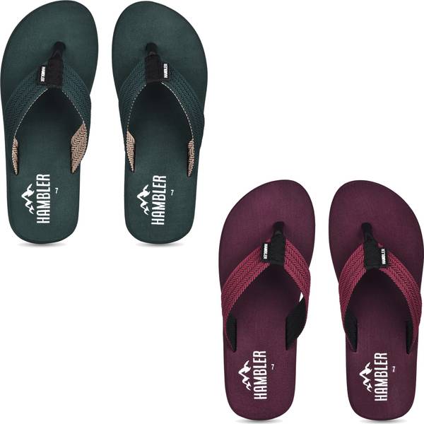 2 Pairs Mens extra soft & stylish slippers lightweight & Durable & Trending Slippers