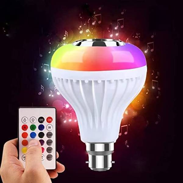 laxmi gold LED Wireless Light Smart Music Bulb for Party, Home, Halloween Decoration 5 W Bluetooth Party Speaker