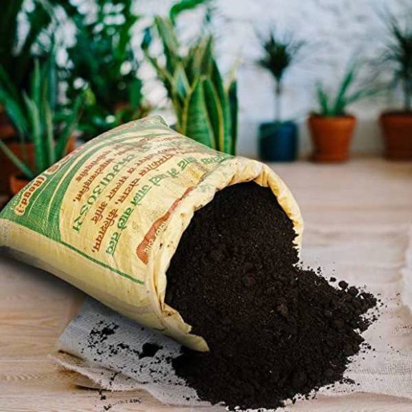 kraftseeds Vermicompost for Plants 10kg, Black Gold, Complete Food for The Soil Manure Manure