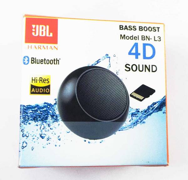 MINI SPEAKER UBL BASS BOOST MINI 4D SOUND BLUETOOTH SPEAKER WITH MEMORY CARD SLOT 3 W Bluetooth Speaker
