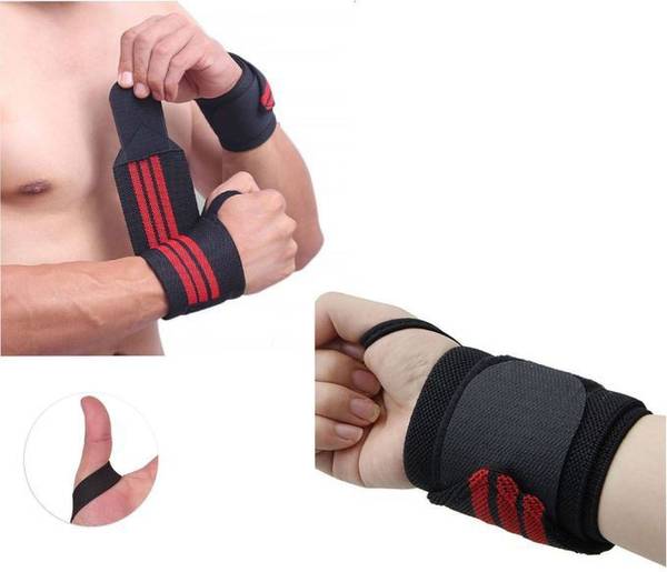 BQH Professional Grade Wrist Wrap For Gym, Gym Wrist Band, Wrist Supporter For Gym Wrist Support