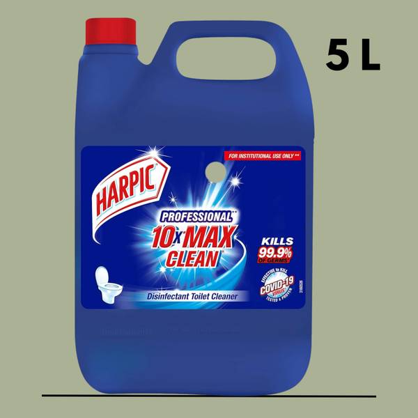 Harpic Disinfectant Thick Toilet Cleaner Kills 99.9% Germs Liquid Toilet Cleaner