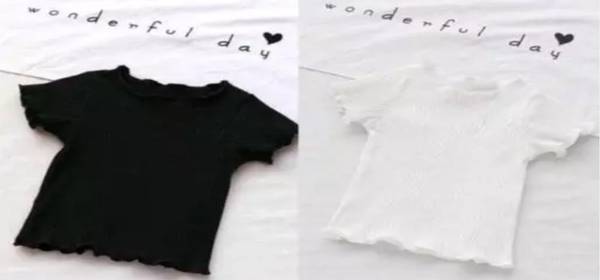 DECENCY Casual Striped Women Black, White Top