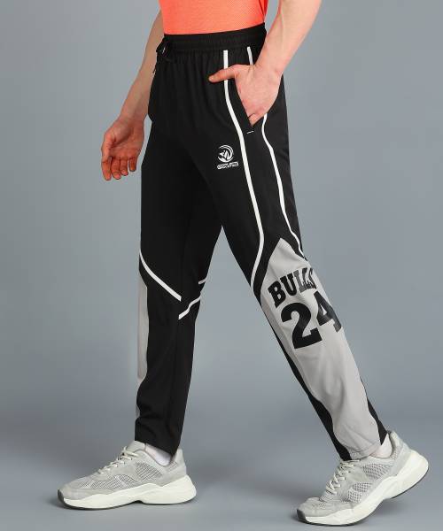 GNOCKFACE Solid Men Black Track Pants