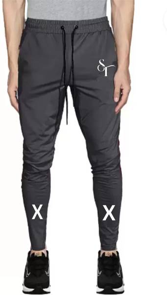 Stelino Self Design Men Multicolor Track Pants