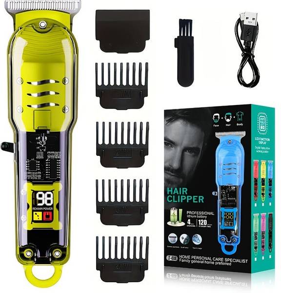 Kemei Rechargeablfessional Hair 4 Length SettingsTrimmer 60 min Runtime Runtime: 60 min Trimmer for Men & Women