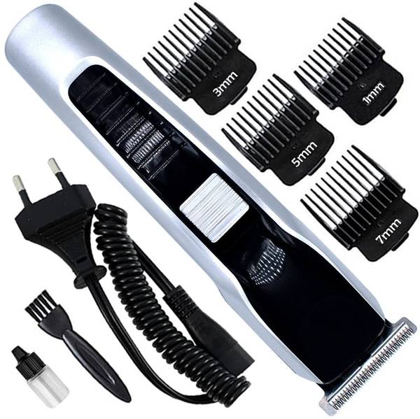 Kemei Trimmer Men Fully Waterproof Hair Removal Machine Trimmer Grooming Kit 60 min Runtime 4 Length Settings