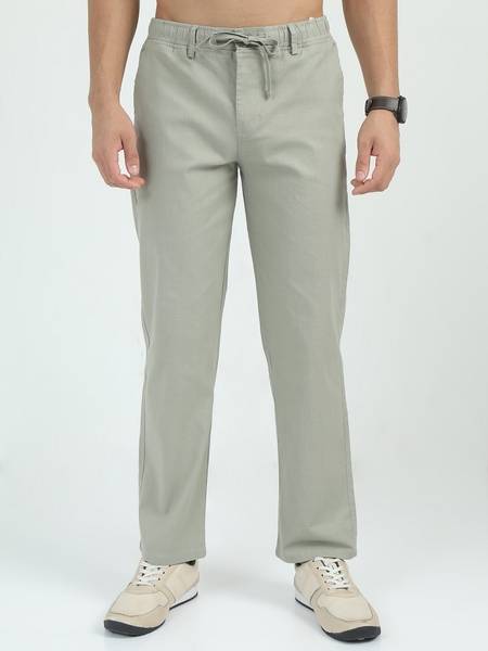 Bellaciao Clothings Co Relaxed Men Green Trousers