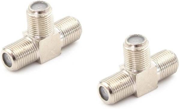 Sage RG6 Cable T-Shape Jointer DTH Cable Connector DTH Wire Connector Socket DISH CABLE T-JOINTER Wire Connector