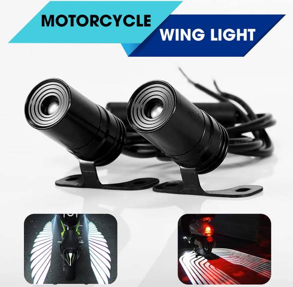 Otoroys Bike Angel Wing Light White Fog Lamp Motorbike LED (5 V, 12 W)