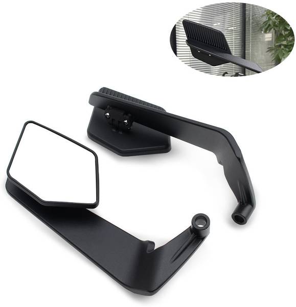 TRYFLY Manual Rear View Mirror For BMW, Honda, Hero, KTM, Suzuki, Yamaha, Bajaj Universal For Bike