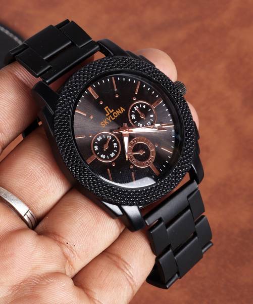 Fosil Luxurious Mens Analogue Stainless Steel Belt Analog Watch - For Boys