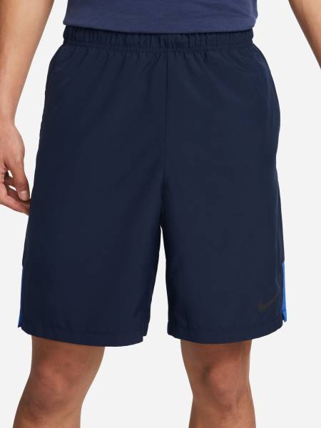 NIKE Solid Men Blue Sports Shorts