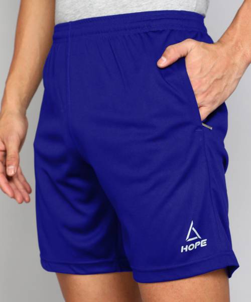 Hope Solid Men Blue Sports Shorts