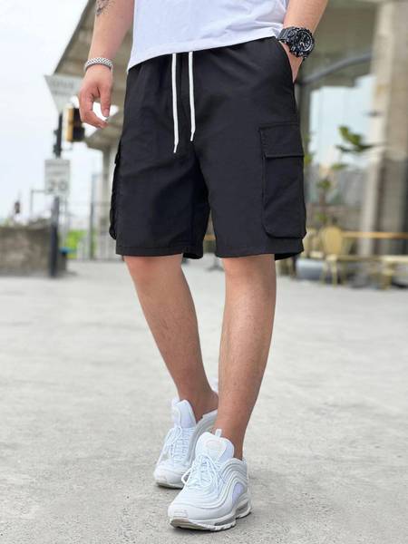 Mens black sports shorts store
