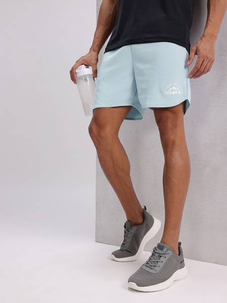 HRX by Hrithik Roshan Solid Men Blue Sports Shorts