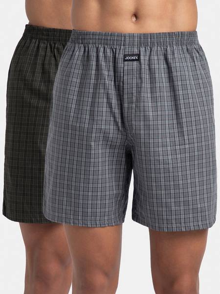 JOCKEY Checkered Men Multicolor Boxer Shorts