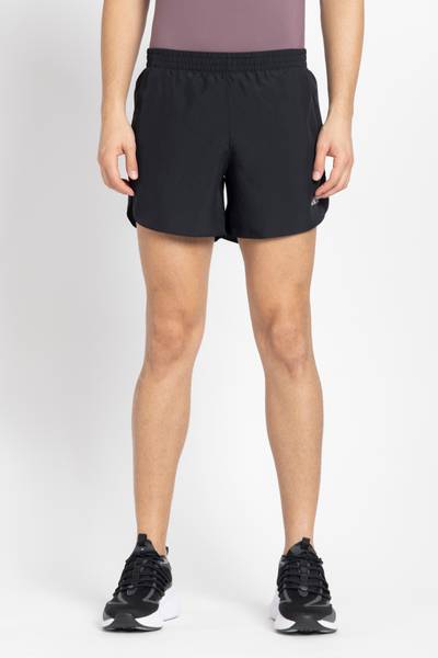ADIDAS Graphic Print Men Black Sports Shorts