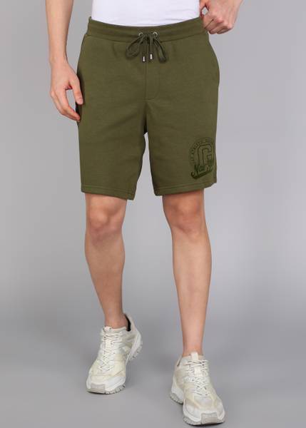 GAP Graphic Print Men Green Casual Shorts
