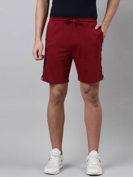 Dixcy Scott Originals Self Design Men Red Basic Shorts