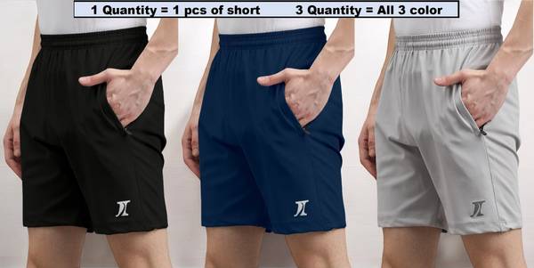 INDICLUB Self Design Men Multicolor Casual Shorts