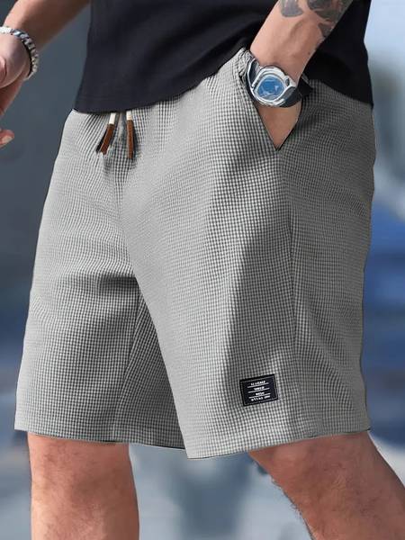 DBAX Solid Men Grey Regular Shorts
